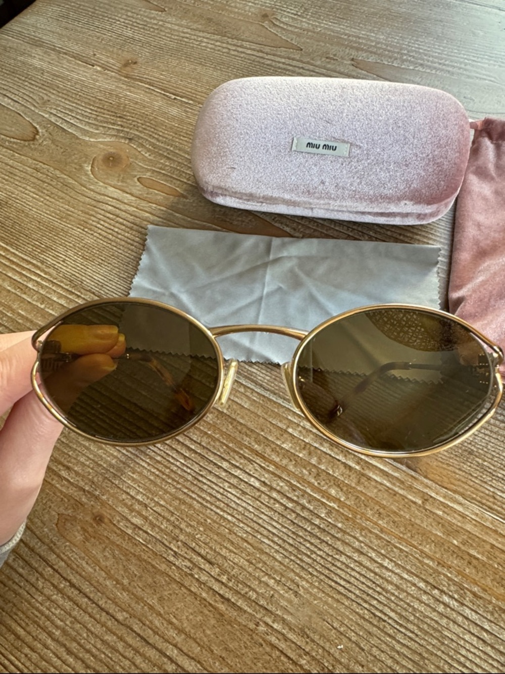 WORN ONCE Miu Miu Sunglasses - Picture 3 of 6